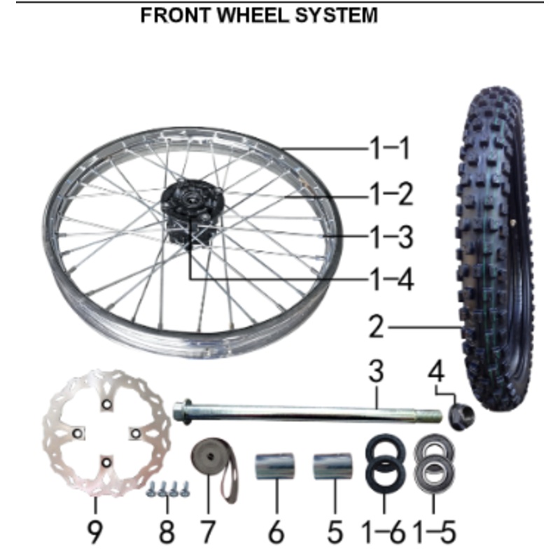 Aluminum Circle – 230DH Gas Dirt Bike