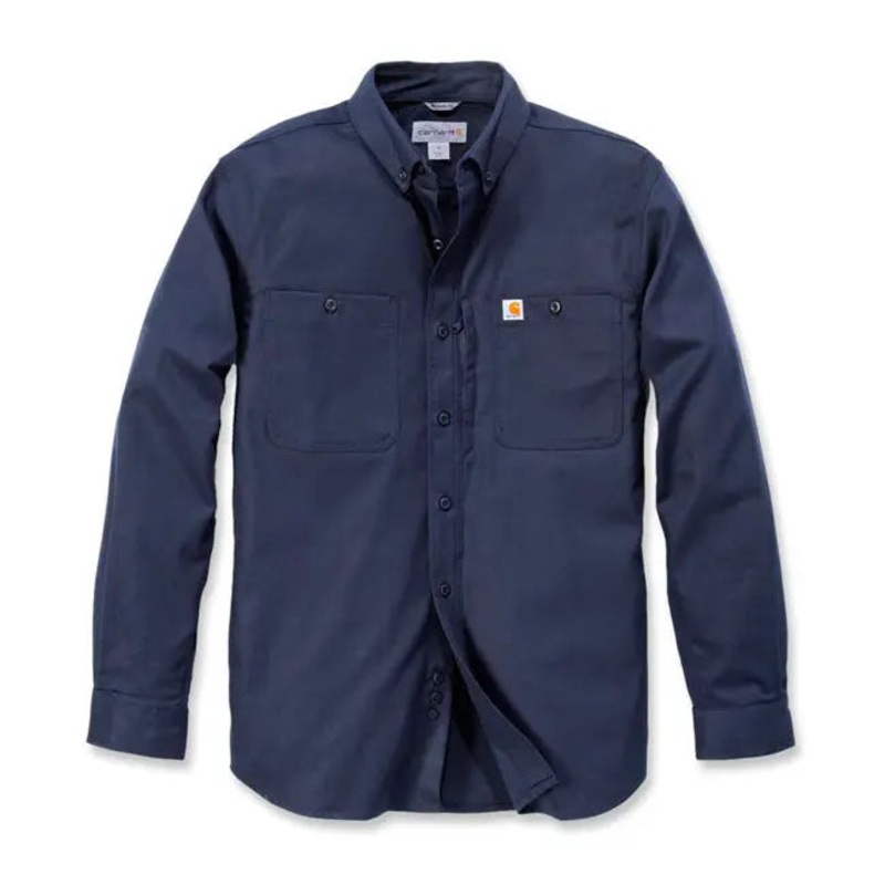 Carhartt Rugged Prof Long Sleeves Workshirt Navy
