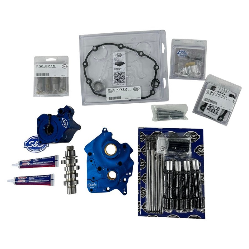 S&S Chain Drive Camchest Kit & 475 Cam – Harley M8 (Oil-Cooled) Black