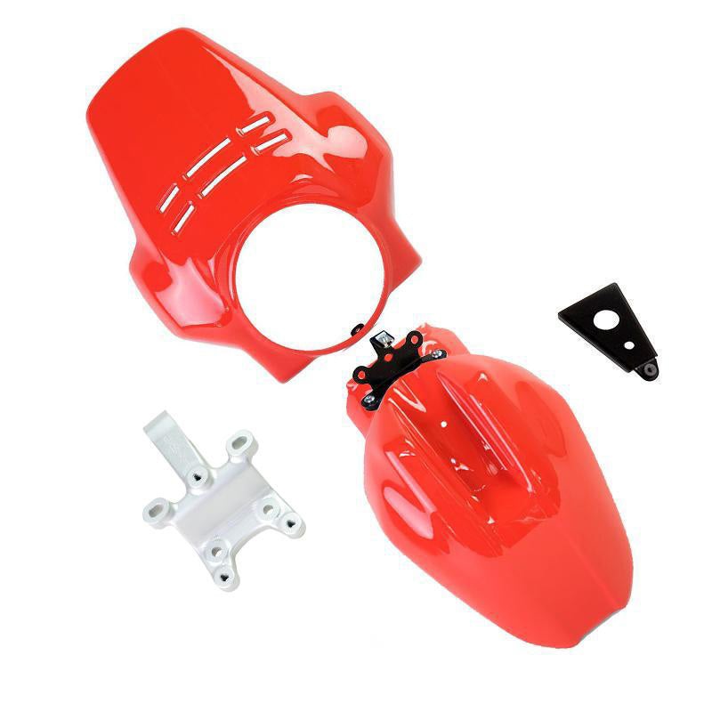 Unit Garage R9T Series Tall Windshield & Front Fender Kit – Red
