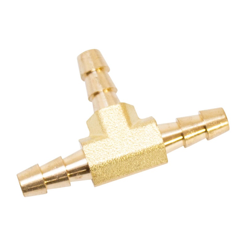 1/4″ Hose Barb Tee Fitting – Brass