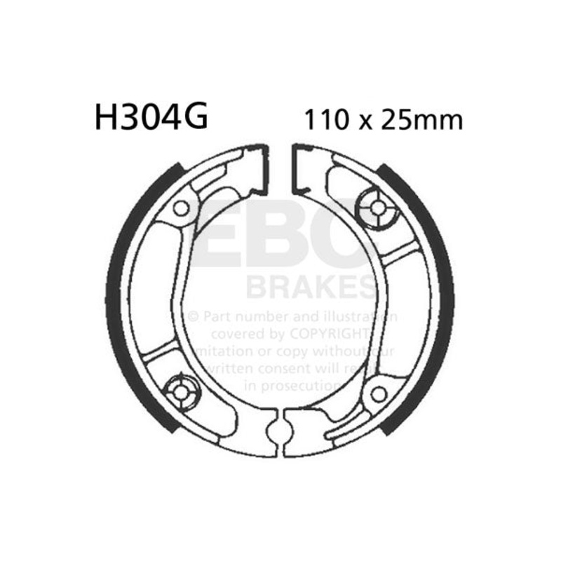 Brakes – H304G Organic – EBC