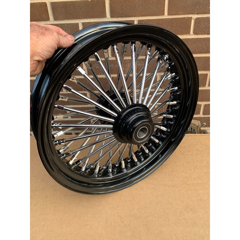 Harley Davidson project Fat Spoke king wheel 16X3.5 140  tyre kit  chopper wheel