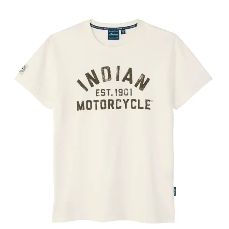 Men’s EST. 1901 Block Printed T-Shirt, White