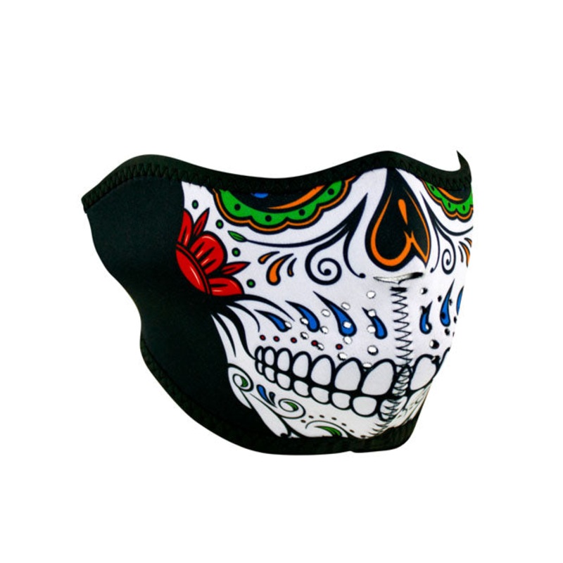 ZAN Headgear Neoprene Half Mask Muerte Skull