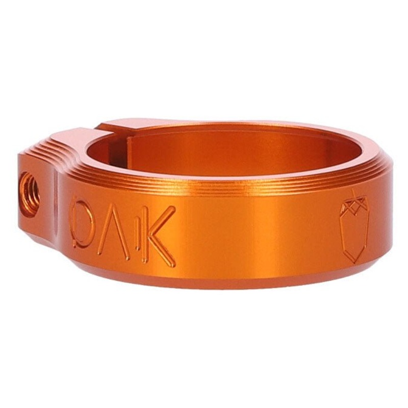 OAK Components Orbit Seatpost Clamp – 36.4mm Inner Diameter – Orange
