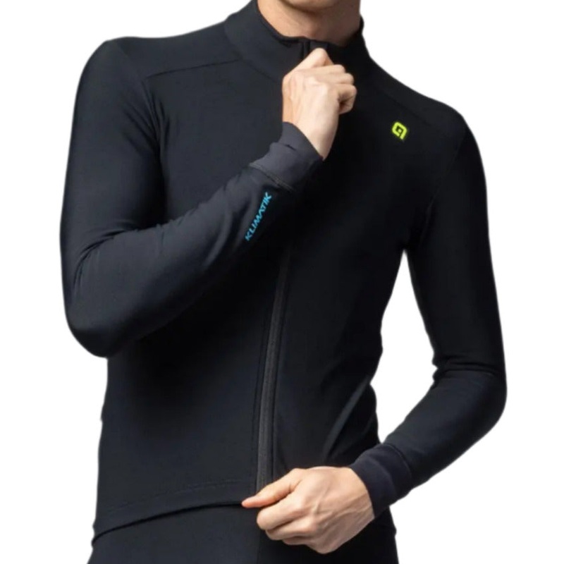 Ale Clothing K-Idro Klimatik Long Sleeves Cycle Jersey Black
