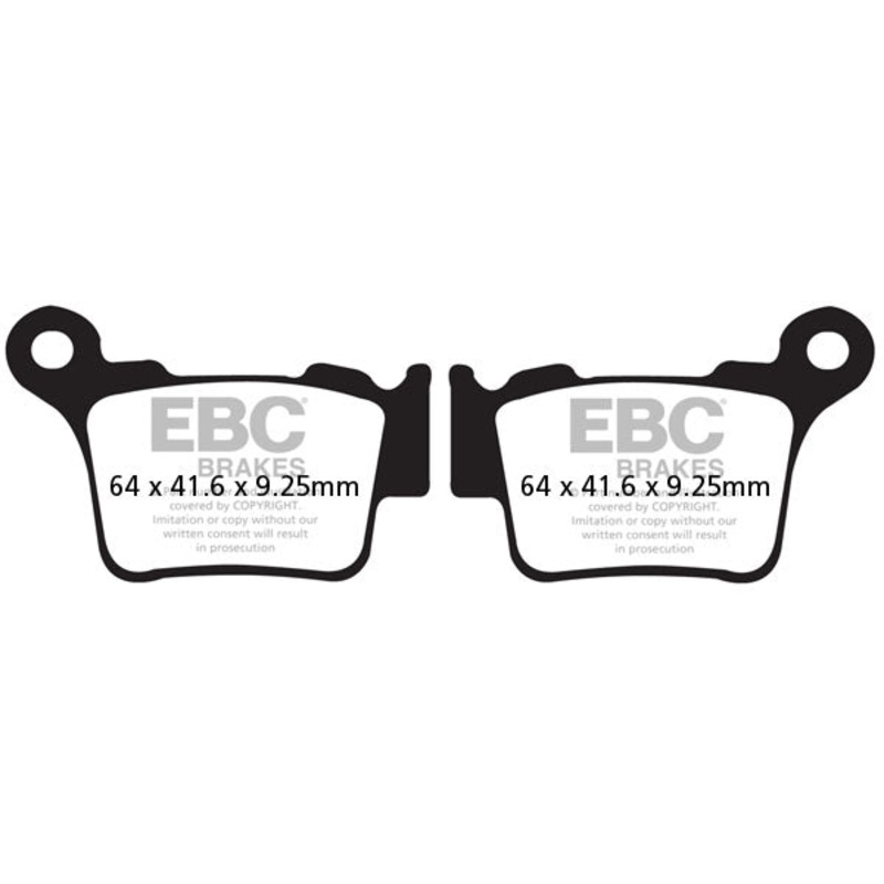 Brakes – MXS368 Motocross Race – EBC (Rear)