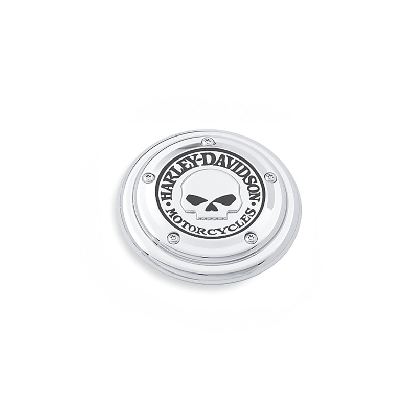 Harley Davidson 29417-04 Willie G Skull Air Cleaner Trim – Chrome KIT INSERT,A-C W/SKULL,TC88