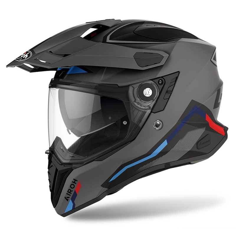 Airoh Commander ‘Factor’ Adventure Motorcycle Helmet – Anthracite Matt – XXL