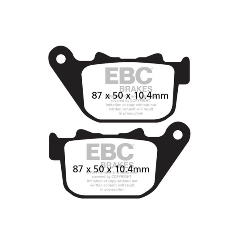 Brakes – FA387V Semi Sintered – EBC (Rear)