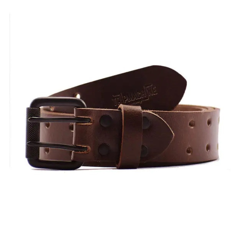 Trip Machine Double Pin Belt Tobacco Brown