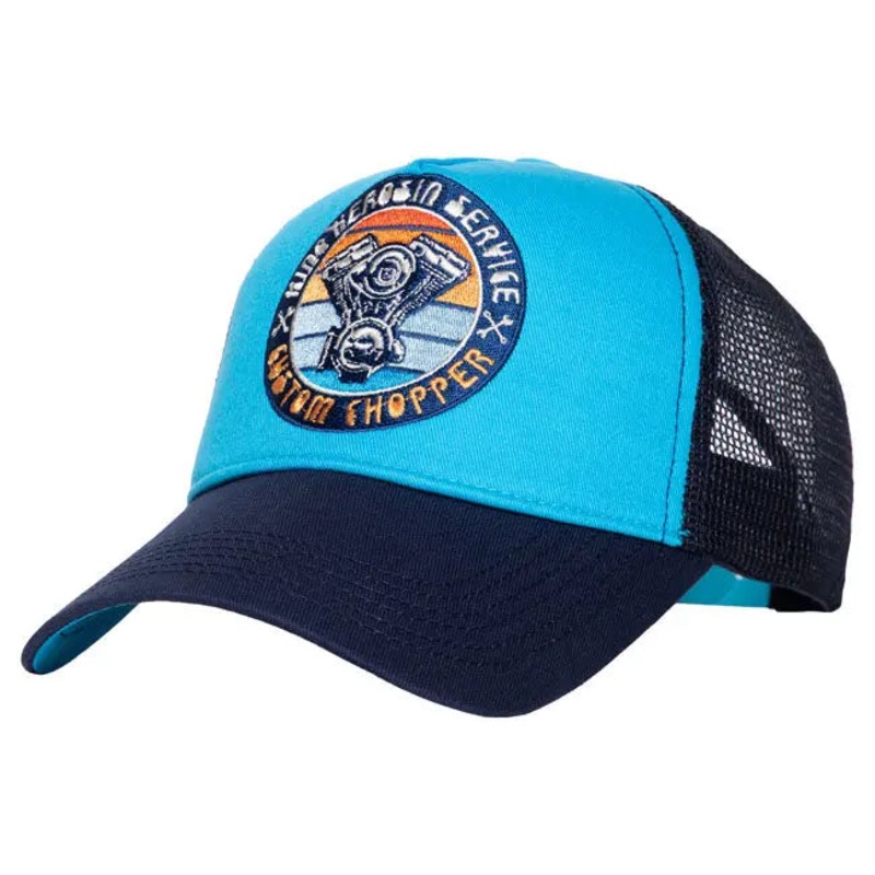 King Kerosin Custom Chopper Cap Blue