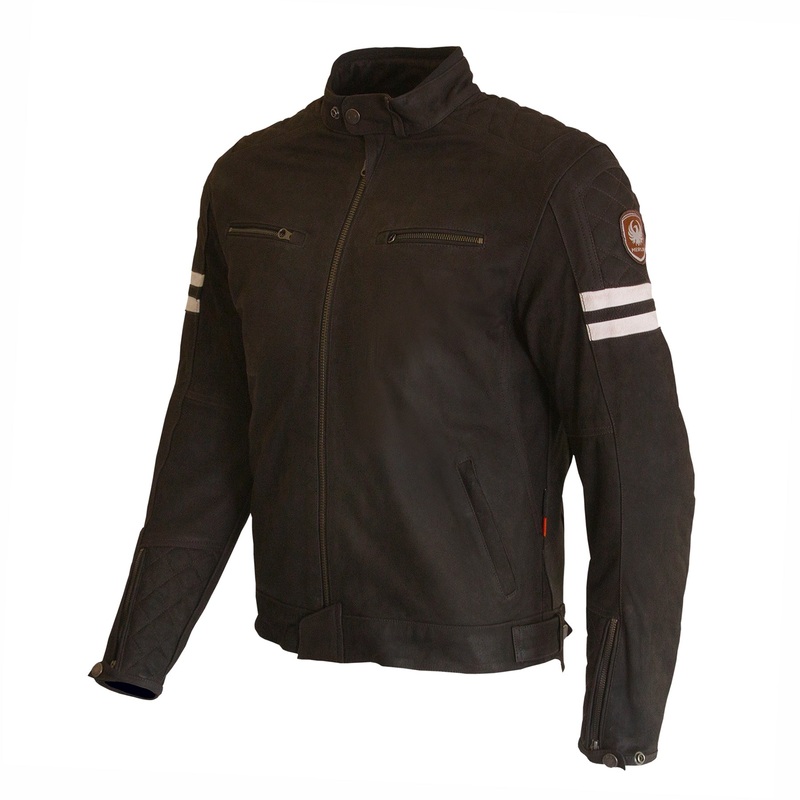 Merlin Hixon 2 D3O Leather Jacket Brown