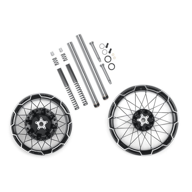 Harley Davidson 42400045 Combo Cast Laced 21 In. Front/18 In. Rear Wheel KIT,WHL MISC,LACED,CAST 21IN CONVERSION