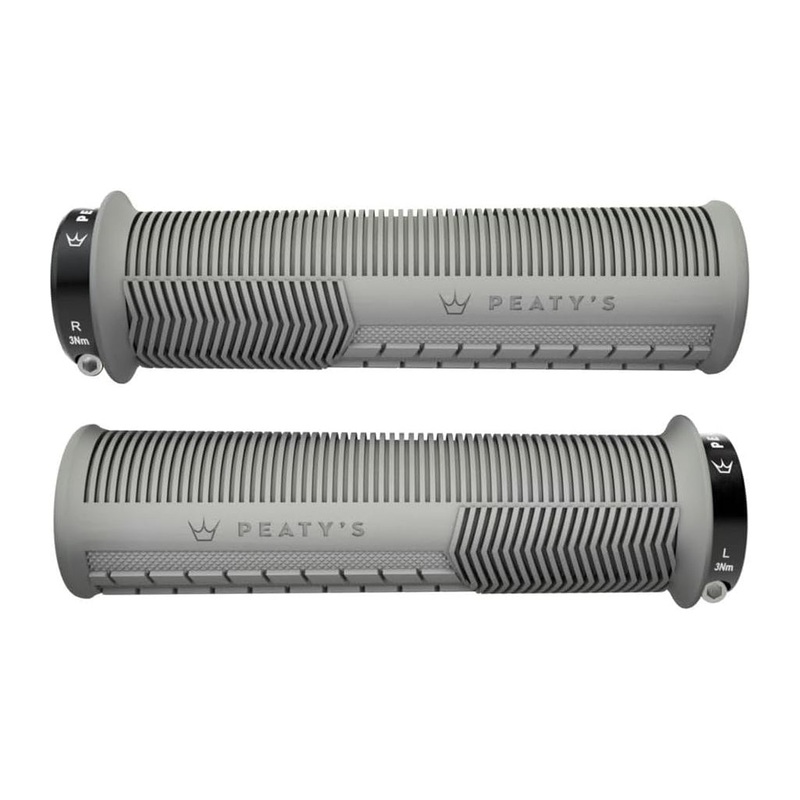Peaty’s Mushroom Thick Lock-On Grips – Slate