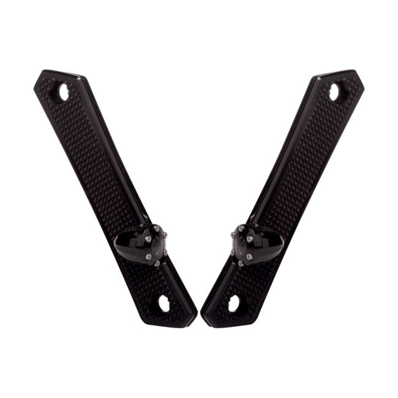 Vity”S Design, Diamond Front Turn Signals, Black. Ece Appr.