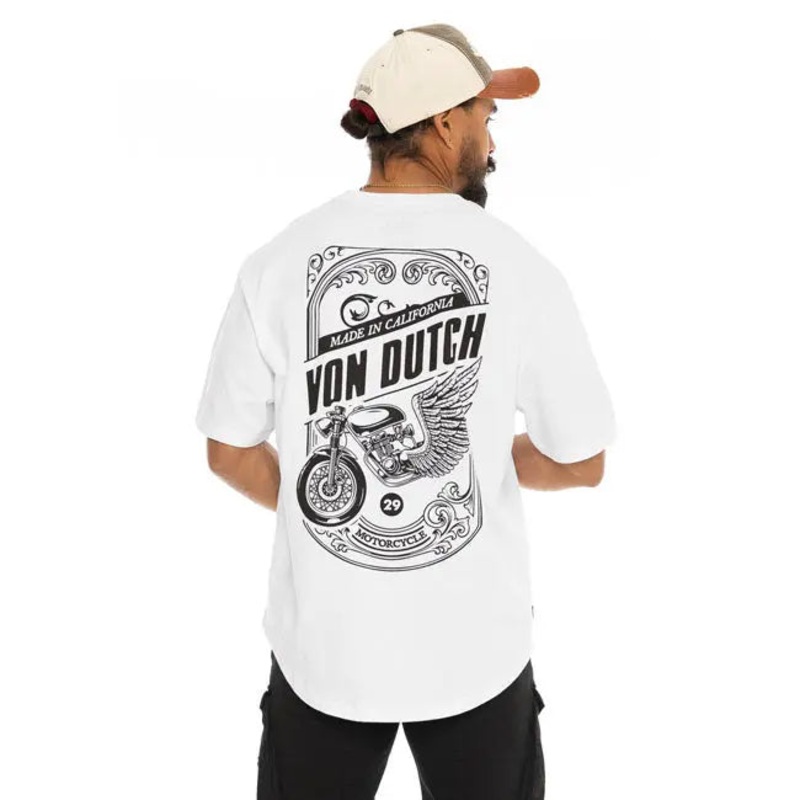 Von Dutch Frame T-Shirt White