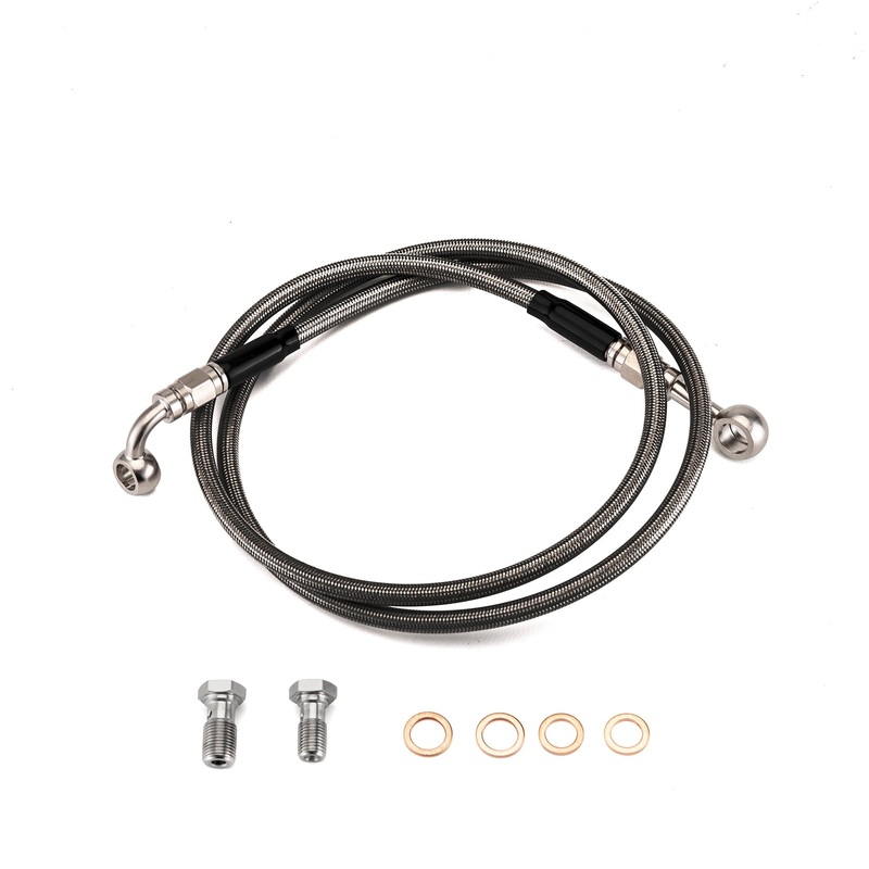 1995-2003 Harley Sportster Non-ABS 48″ Extended Length Non-ABS Hydraulic Front Brake Line Kit for 12-14″ Handlebar