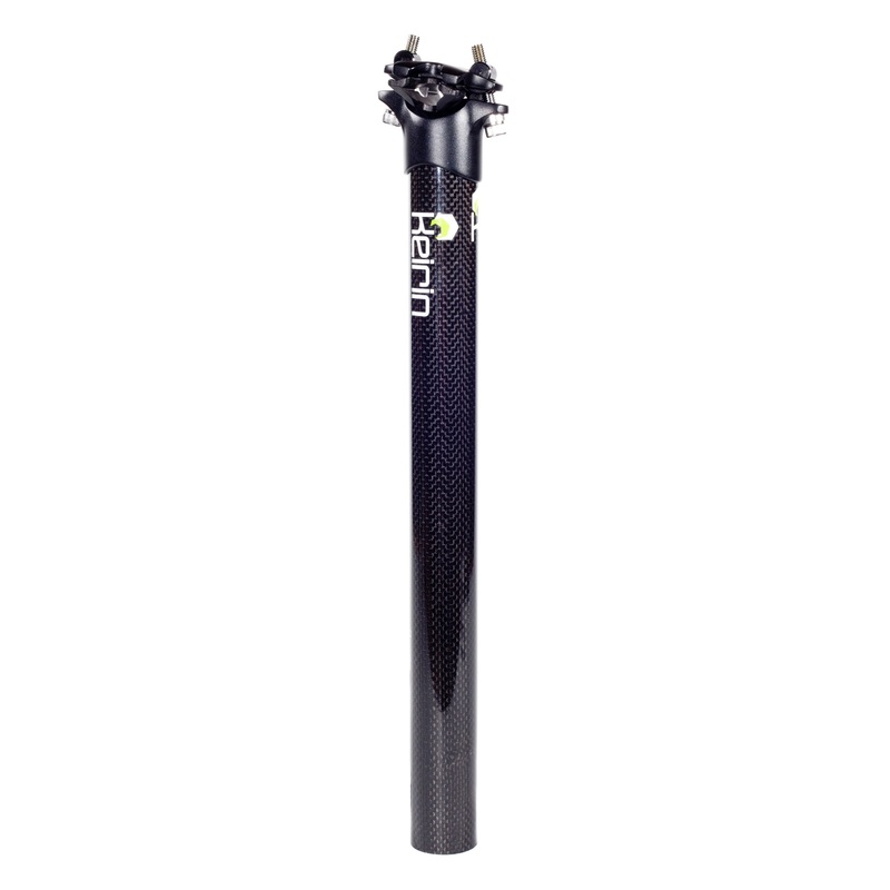Keirin Seatpost 30.9×350 Head S.B Black Tube Carbon