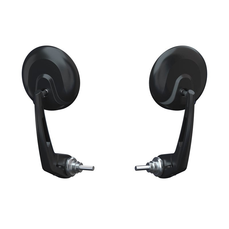 Bar End Mirror and Mount Kit in Black, Pair (Scout)