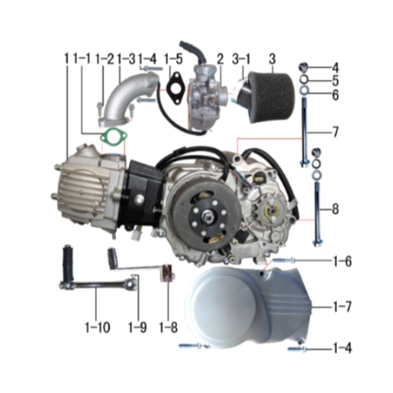 Bolt – DH110 & DH125 Gas Dirt Bike