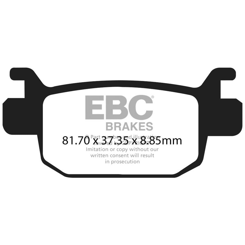 Brakes – FA698HH Fully Sintered – EBC (Rear)