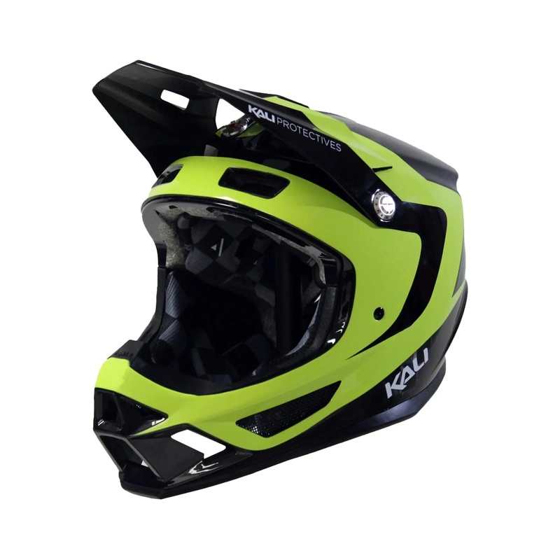 Kali Trinity Carbon Quake Cycle Helmet Black / Fluo Yellow