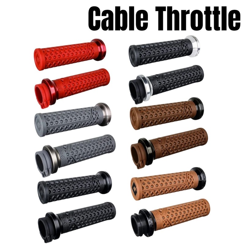 Vans Lock-on Grips For Harley-Davidson Cable Throttle