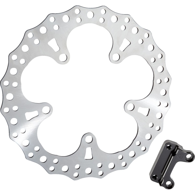 13″ Jagged Left Big Brake Rotor – 14-23 Touring