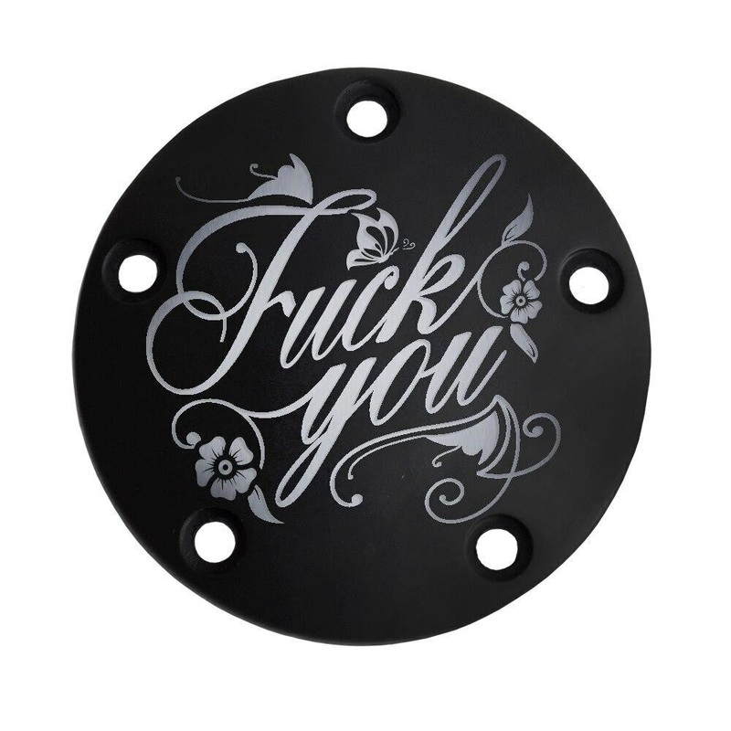 Harley Points Cover – Beautiful F U – Black