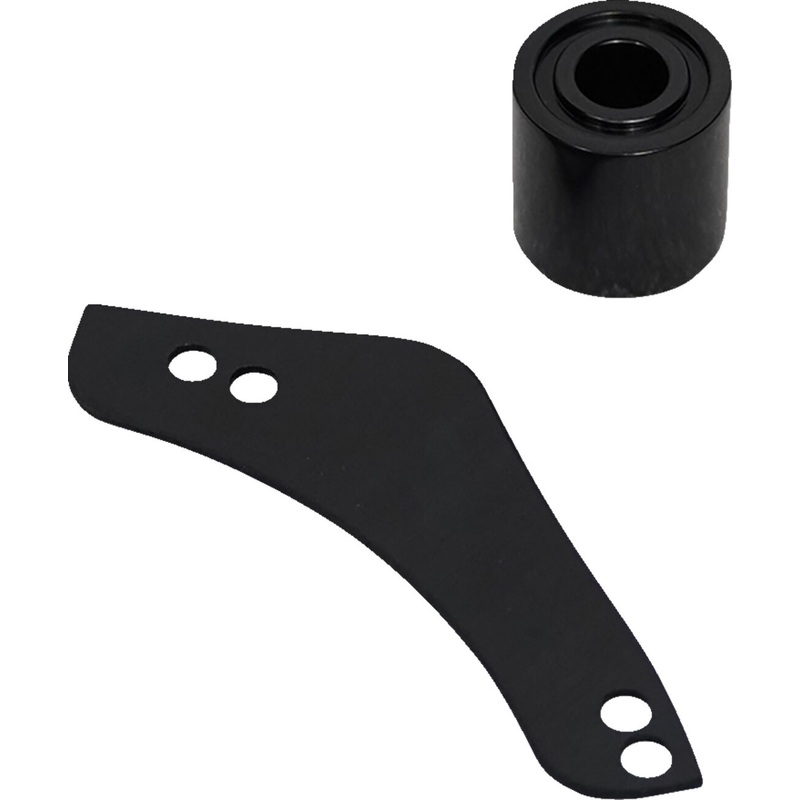 Replacement Right Breather Cover Plates: Inverted / Method Series, Black – 00-17 Twin Cam