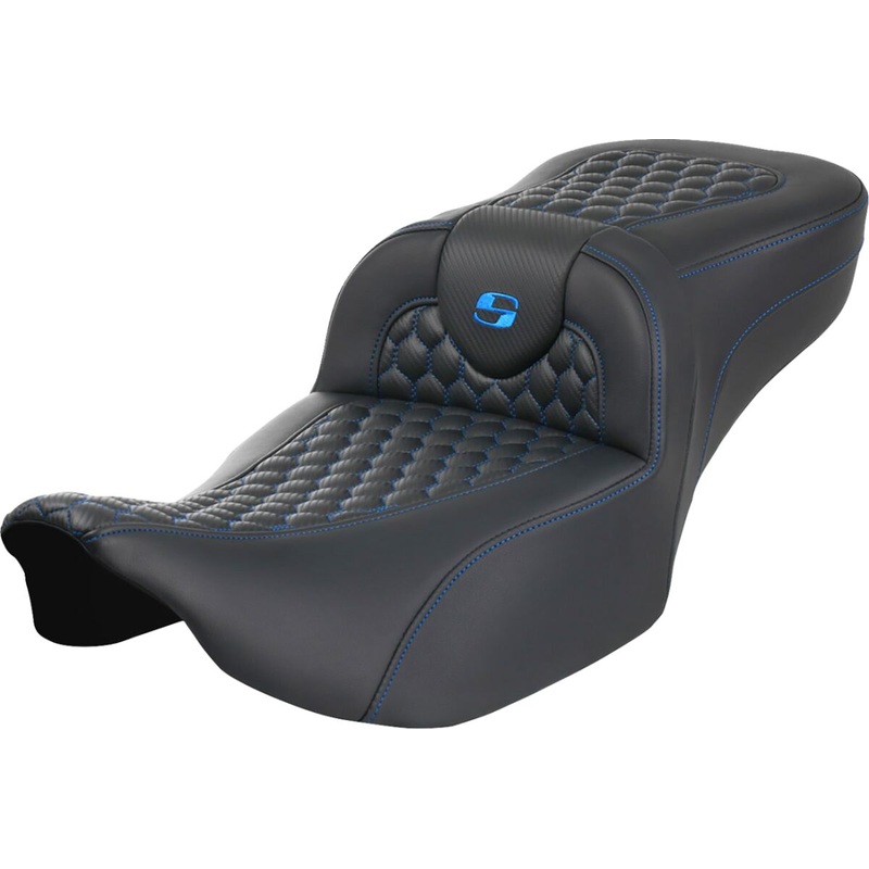 Roadsofa HC Extended Reach Seat, Blue Stitch – 23+ Touring