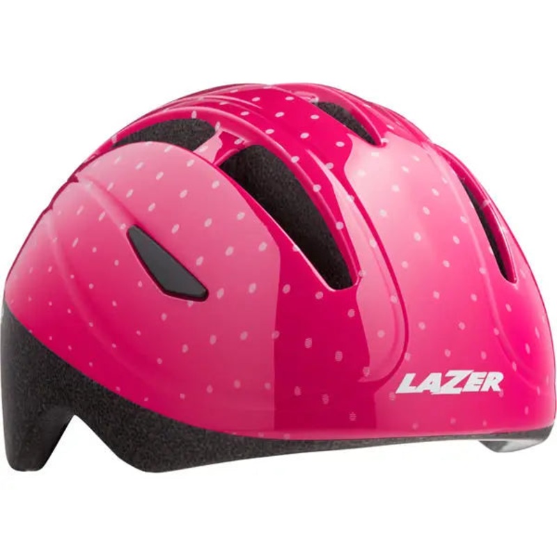 Lazer Bob+ Kids Cycle Helmet Pink Dots
