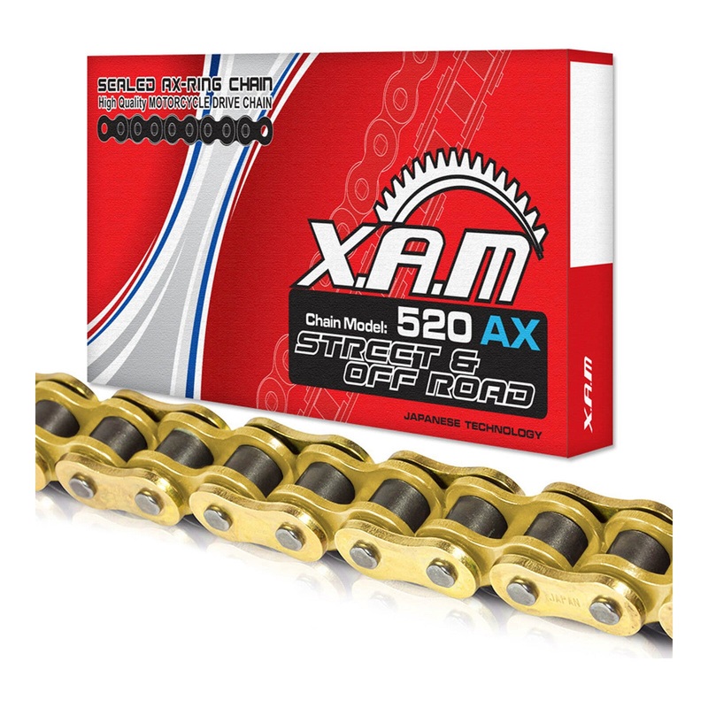 XAM 520AX X-Ring Chain – Gold / Gold