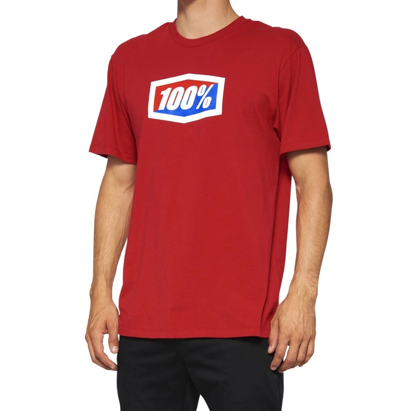 100% Official Short Sleeves T-Shirt Red