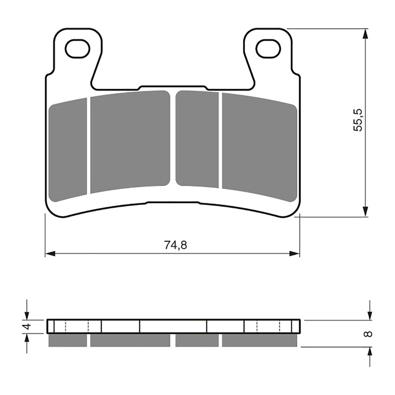 GOLDfren Brake Pads GF324 – S33