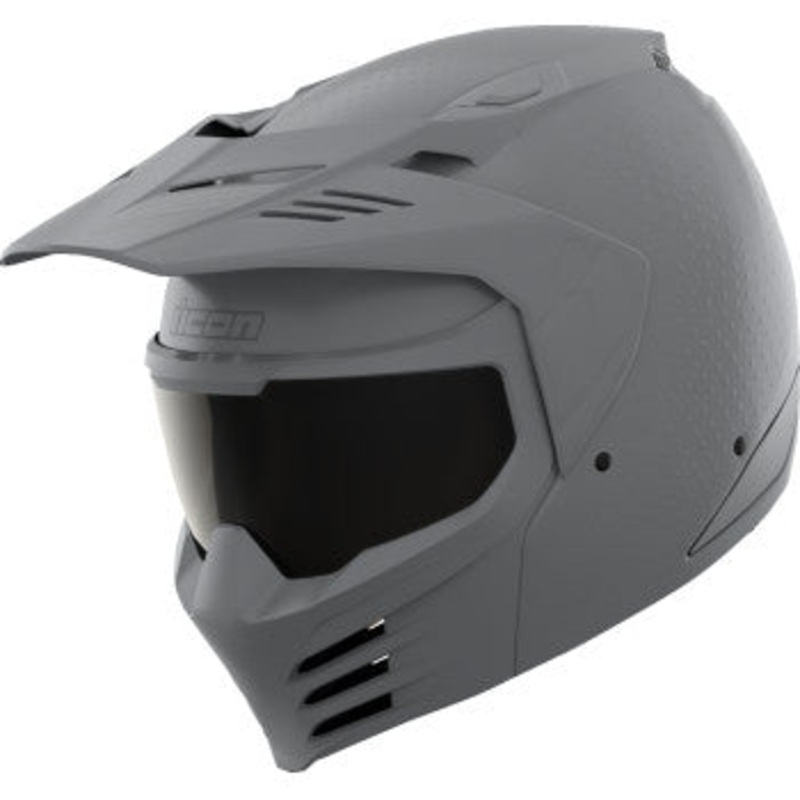 Icon Elsinore Monotype Gray Helmet