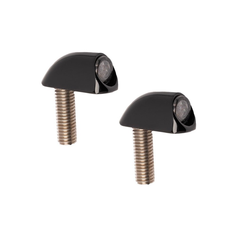 Kodlin Neowise Bullet Smooth Front Turn Signals – Black. Fits Low Rider ST 2022up.