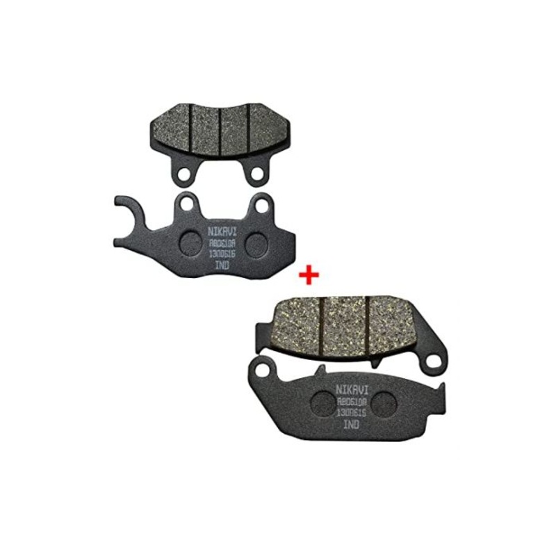 NIKAVI DP3+DP6 Front and Rear Disc Pad Compatible for Hero Xpulse 200 BS6
