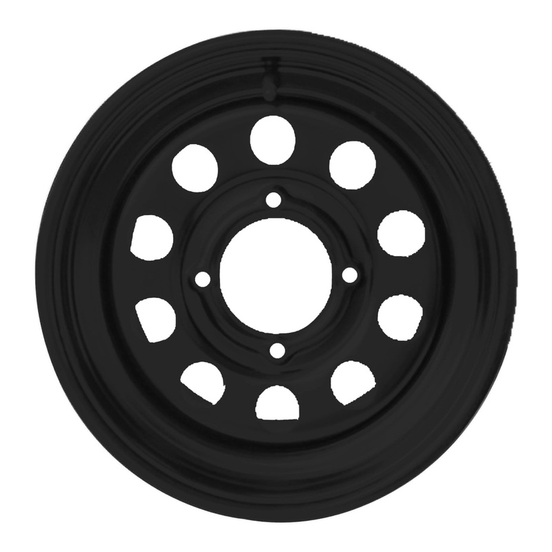 Whites ATV/UTV Steel Rim 14×8 Can-Am Rear 4/137 +32.7 – Black