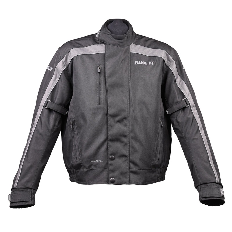 Bike It ‘Herm’ Motorcycle Waterproof Bomber Jacket – Large