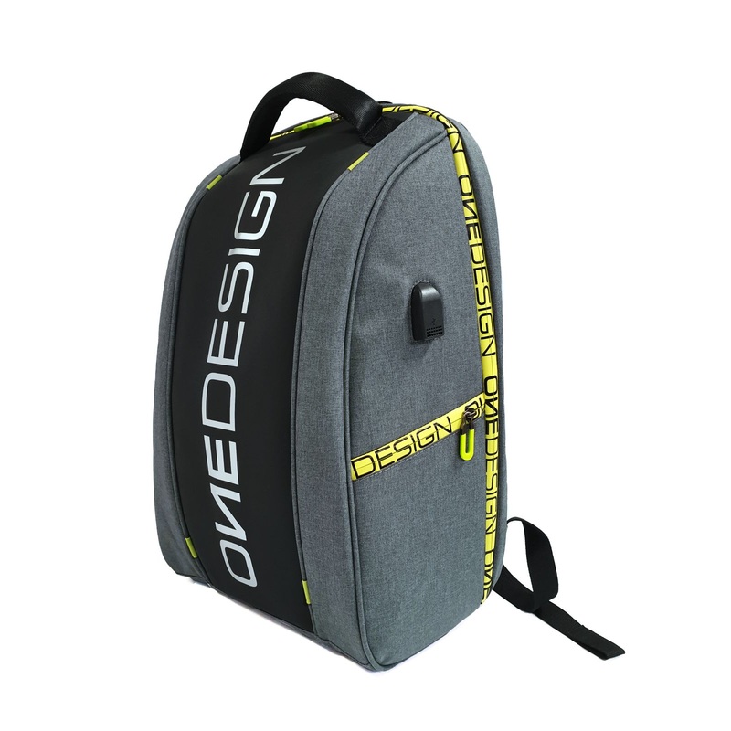 One Design Waterproof Backpack Black / Grey