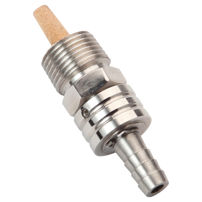 Prism – 3/8″ NPT Petcock – Polished Stainless Steel