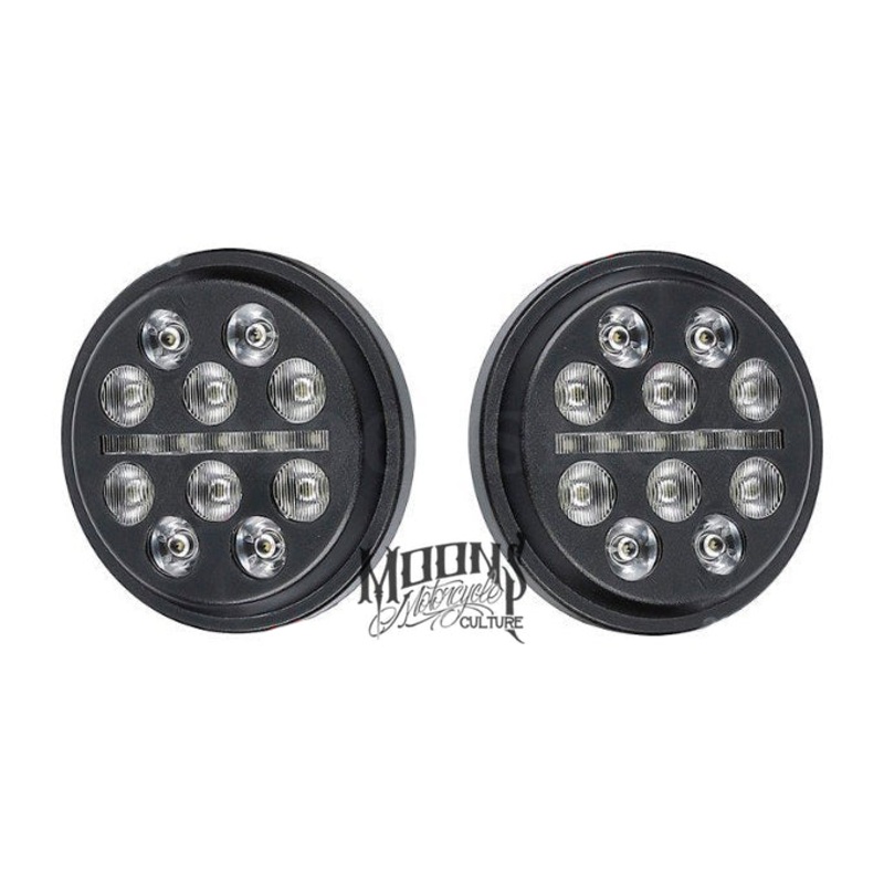 4.5″ Fly Eye LED Auxiliary / Passing Lamps