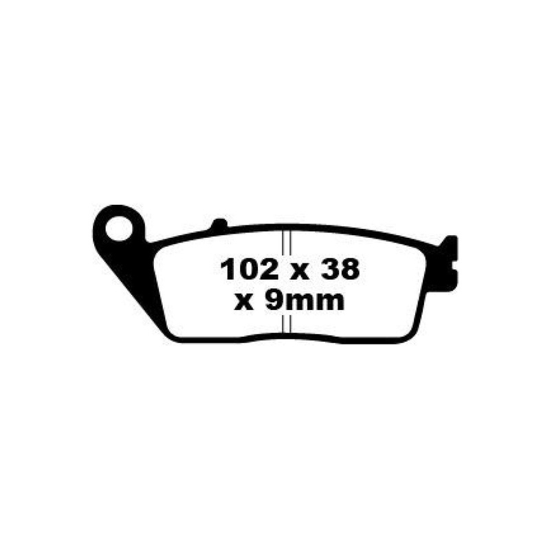 Brakes – FA142V Semi Sintered – EBC (Front)