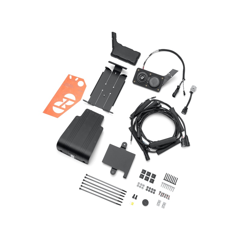 Harley Davidson 76001113 Harley-Davidson Audio powered by Rockford Fosgate – Road King Amplifier Installation Kit KIT,INFOT,AMPLIFIER,S-BAG,INST