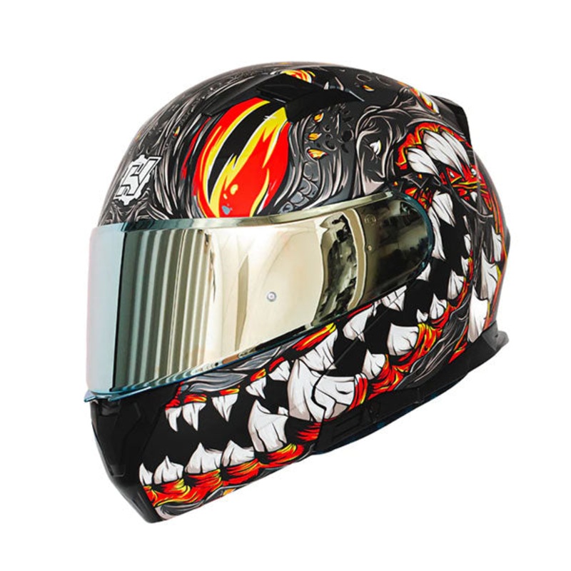 Hax Gear – Amatista Mutant Grey Helmet