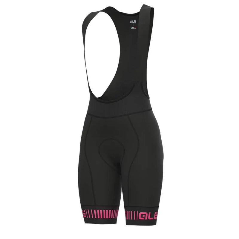 Ale Clothing Strada PR-R Ladies Cycle Bib Shorts Black / Pink
