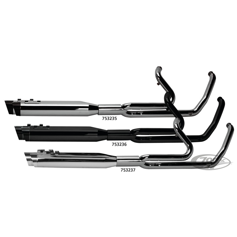 Two Brothers Racing ”Balanced Looks” 2-into-1 Exhaust Systems for Touring